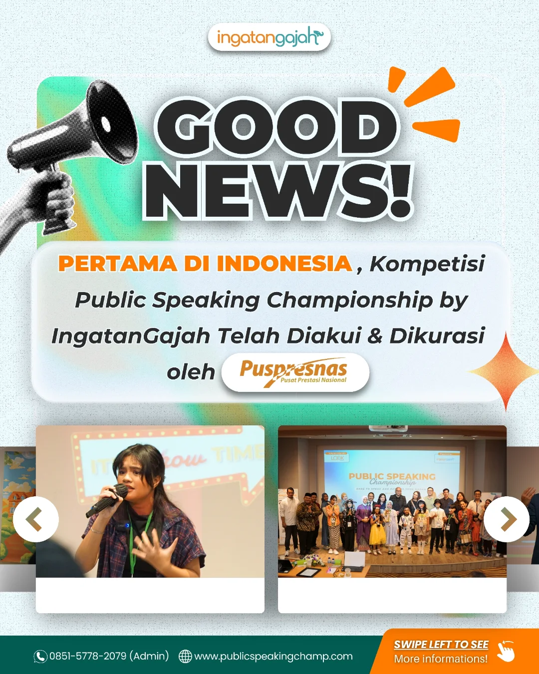 🏆 Good News for Indonesia’s Young Speakers!Resmi! Kompetisi Public Speaking Pertama di Indones