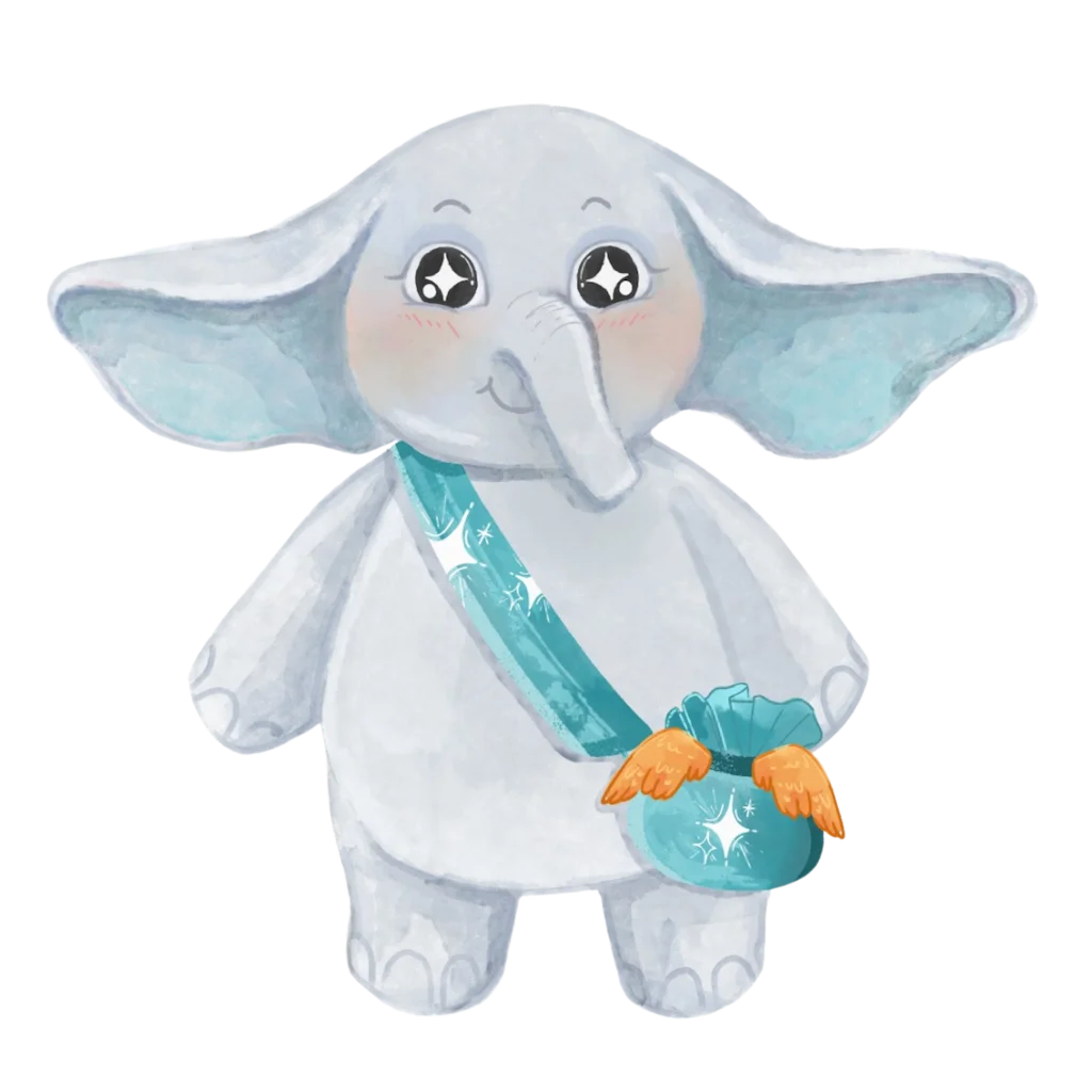 Mory, maskot gajah IngatanGajah